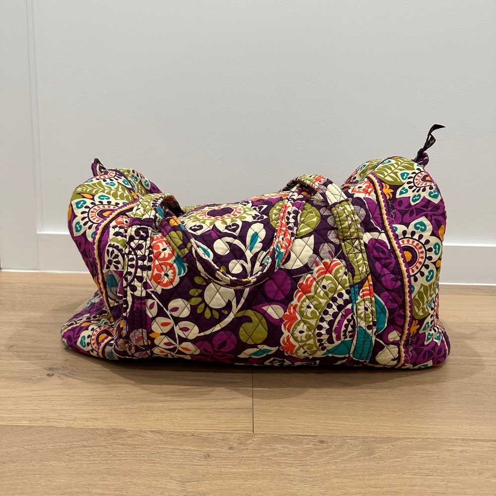 Large size Vera Bradley duffel bag